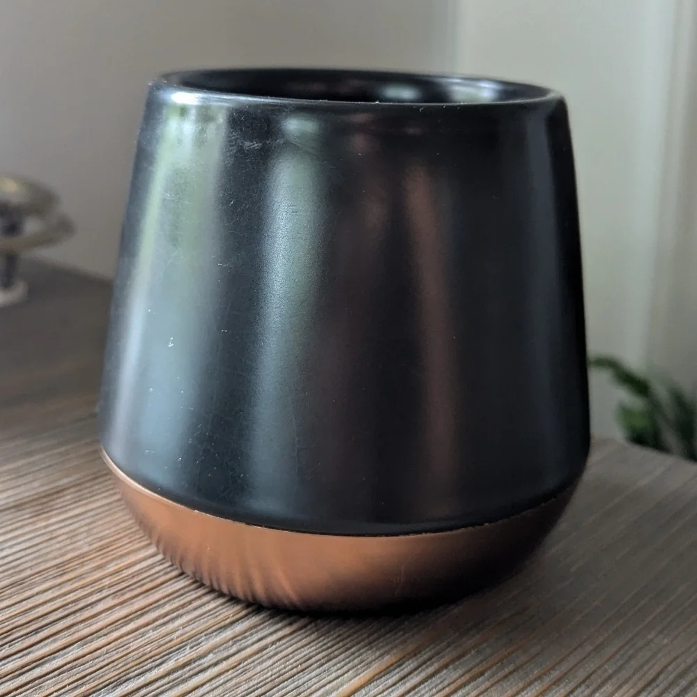 Fellow Mug Black Ceramic Double Wall Coffee Tea